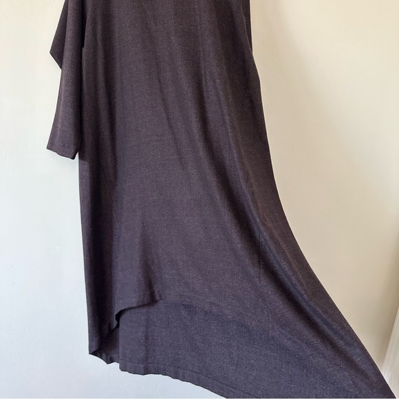 Eskandar Cashmere Silk High Low Hem Dress - Picture 5 of 14